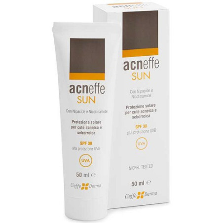 ACNEFFE SUN SPF 30 ALTA PROTEZIONE UVB PER CUTE ACNEICA E SEBORROICA 50 ML ACNEFFE SUN SPF 30 ALTA PROTEZIONE UVB PER CUTE ACNEICA E SEBORROICA 50 ML
