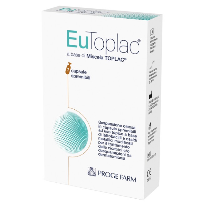 SOSPENSIONE OLEOSA EUTOPLAC 7 CAPSULE SPREMIBILI USO TOPICO SOSPENSIONE OLEOSA EUTOPLAC 7 CAPSULE SPREMIBILI USO TOPICO