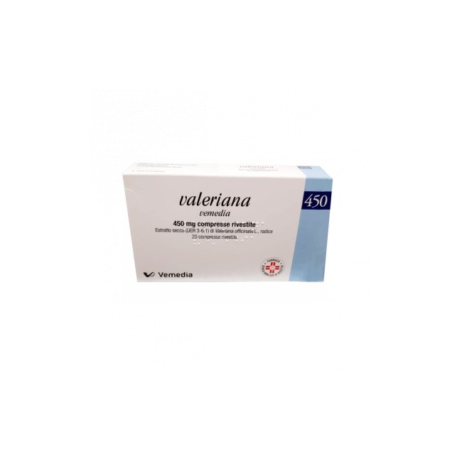 VALERIANA VEMEDIA*20CPR RIV450 VALERIANA VEMEDIA*20CPR RIV450