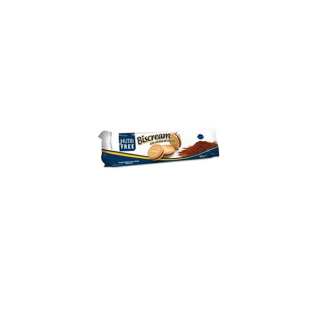 NUTRIFREE BISCREAM CON CREMA AL CACAO 125 G NUTRIFREE BISCREAM CON CREMA AL CACAO 125 G