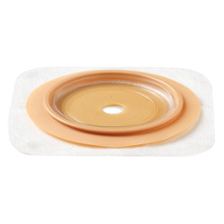 PLACCA NATURA+ PIANA RITAGLIABILE IN IDROCOLLOIDE STOMAHESIVE E CEROTTO POROSO FLANGIA 57 MM 5 PEZZI