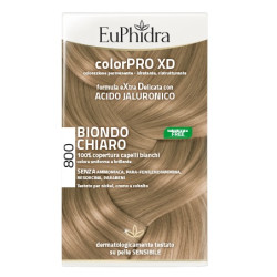 Confezione contenente Euphidra Colorpro XD Gel Colorante per Capelli Biondo Chiaro 800