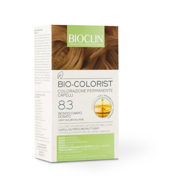 BIOCLIN BIO COLORIST 8,3 BIONDO CHIARO DORATO BIOCLIN BIO COLORIST 8,3 BIONDO CHIARO DORATO
