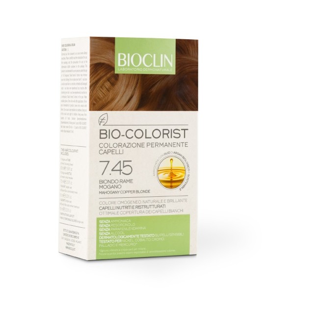 BIOCLIN BIO COLORIST 7,45 BIONDO RAME MOGANO BIOCLIN BIO COLORIST 7,45 BIONDO RAME MOGANO