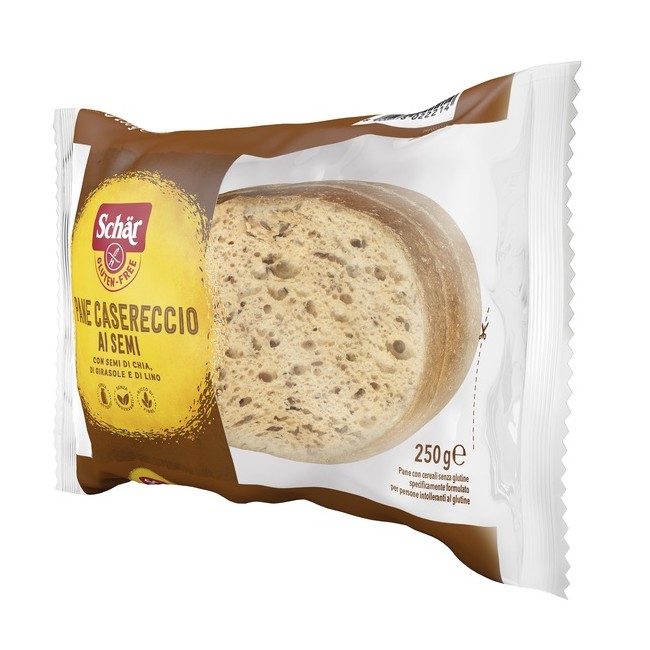 SCHAR PANE CASERECCIO AI SEMI SENZA LATTOSIO 250 G SCHAR PANE CASERECCIO AI SEMI SENZA LATTOSIO 250 G