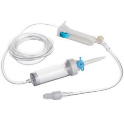 DEFLUSSORE DEHP FREE ATTACCO LUER LOCK CON AGO