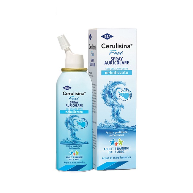 Cerulisina Fast Spray auricolare per rimuovere il cerume 100 ml Cerulisina Fast Spray auricolare per rimuovere il cerume 100 ml