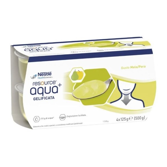 RESOURCE AQUA ACQUA GELIFICATA+APPLEPEAR CUP 6 4X125 G RESOURCE AQUA ACQUA GELIFICATA+APPLEPEAR CUP 6 4X125 G