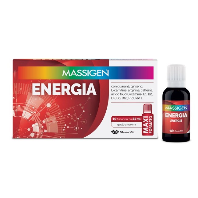 MASSIGEN ENERGIA 10 FLACONI DA 25 ML MASSIGEN ENERGIA 10 FLACONI DA 25 ML