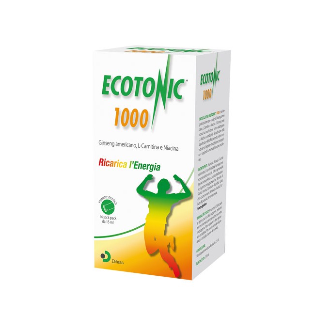 ECOTONIC 1000 14 STICK PACK 15 ML ECOTONIC 1000 14 STICK PACK 15 ML