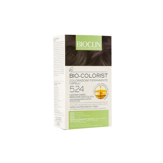 BIOCLIN BIO COLORIST 5,24 CASTANO CHIARO BEIGE RAME CIOCCOLATO BIOCLIN BIO COLORIST 5,24 CASTANO CHIARO BEIGE RAME CIOCCOLATO