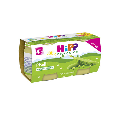 HIPP BIO OMOGENEIZZATO PISELLI 2X80 G HIPP BIO OMOGENEIZZATO PISELLI 2X80 G