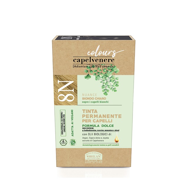 CAPELVENERE COLOURS TINTA CAPELLI 8N BIONDO CHIARO CAPELVENERE COLOURS TINTA CAPELLI 8N BIONDO CHIARO