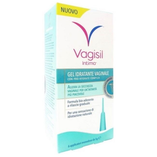 VAGISIL INTIMA GEL IDRATANTE VAGINALE 6 APPLICAZIONI MONODOSE 5 G VAGISIL INTIMA GEL IDRATANTE VAGINALE 6 APPLICAZIONI MONODOSE 5 G