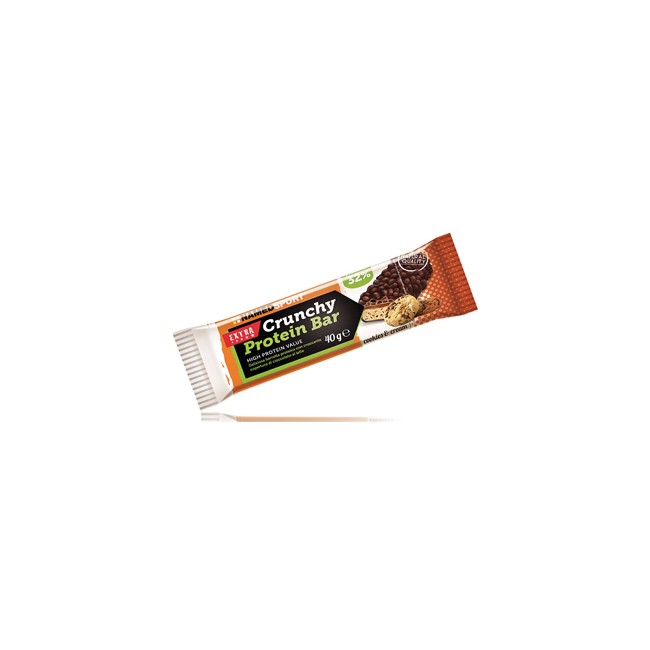 CRUNCHY PROTEINBAR COOKIES & CREAM 1 PEZZO 40 G CRUNCHY PROTEINBAR COOKIES & CREAM 1 PEZZO 40 G