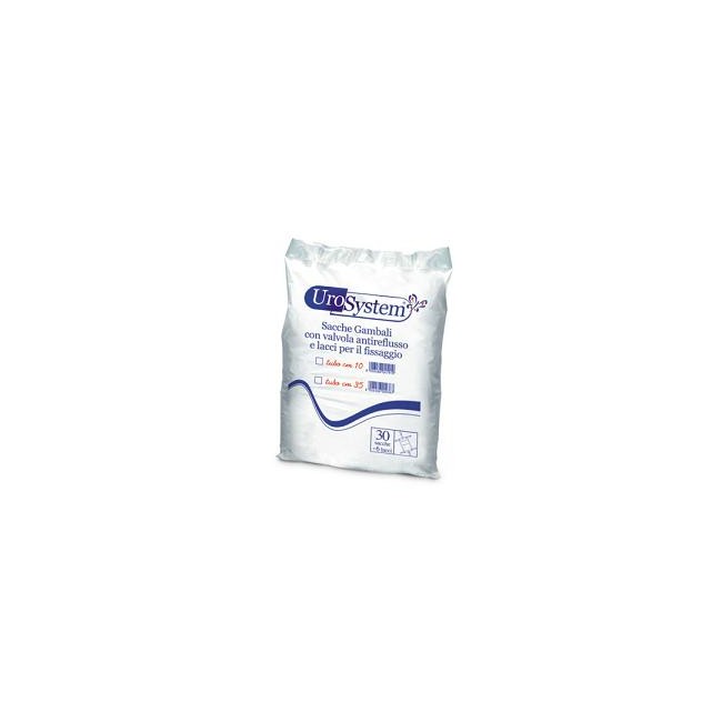 SACCA DI DRENAGGIO DA GAMBA PER INCONTINENZA UROSYSTEM TUBO 10 CM 30 PEZZI SACCA DI DRENAGGIO DA GAMBA PER INCONTINENZA UROSYSTEM TUBO 10 CM 30 PEZZI