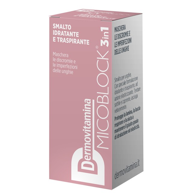 DERMOVITAMINA MICOBLOCK 3 IN 1 SMALTO IDRATANTE E TRASPIRANTE NUDE 5 ML DERMOVITAMINA MICOBLOCK 3 IN 1 SMALTO IDRATANTE E TRASPIRANTE NUDE 5 ML