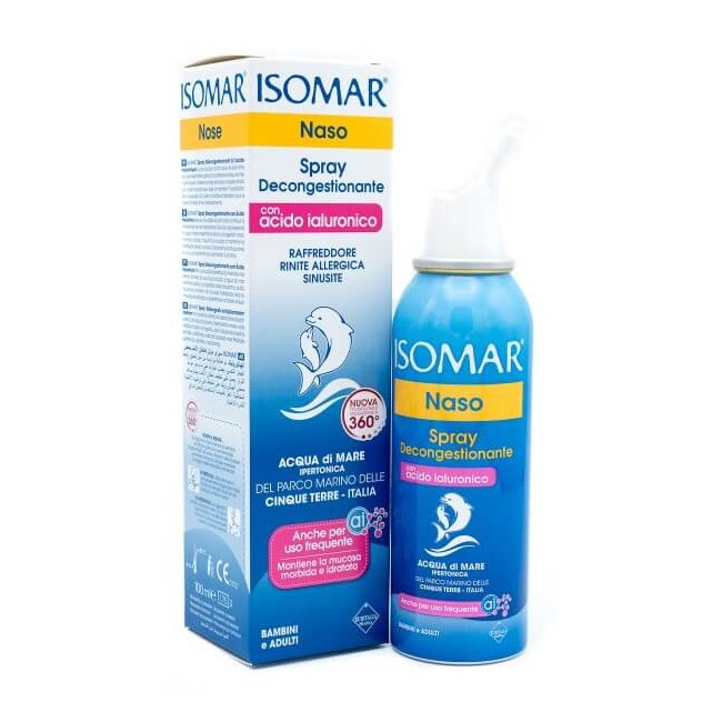 ISOMAR SPRAY DECONGESTIONANTE ACIDO IALURONICO 100 ML ISOMAR SPRAY DECONGESTIONANTE ACIDO IALURONICO 100 ML