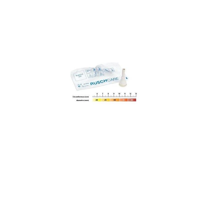CATETERE ESTERNO RUECCO TIPO CONDOM IN LATTICE SINTETICO WIRUPREN CON SISTEMA DI RACCORDO E FASCETTA BIADESIVA IN IDROCOLLOIDE 3