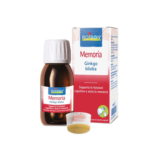 Boiron Memoria Integratore Con Gingko Biloba Per Concentrazione E Funzione Cognitiva 60 Ml Boiron Memoria Integratore Con Gingko Biloba Per Concentrazione E Funzione Cognitiva 60 Ml