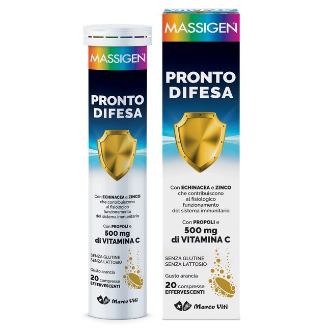 MASSIGEN PRONTO DIFESA 20 COMPRESSE EFFERVESCENTI MASSIGEN PRONTO DIFESA 20 COMPRESSE EFFERVESCENTI
