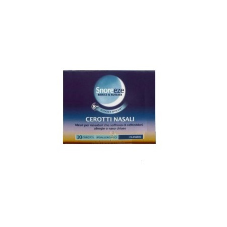 CEROTTO NASALE SNOREEZE CLASSICO LARGE 10 PEZZI CEROTTO NASALE SNOREEZE CLASSICO LARGE 10 PEZZI