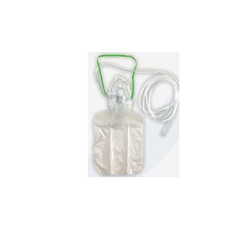 MASCHERA OSSIGENOTERAPIA +TUBO+RESE