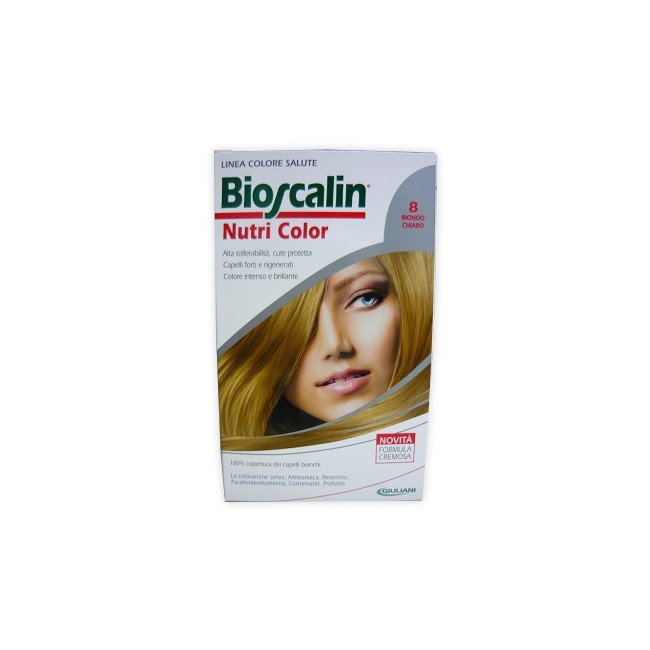 BIOSCALIN NUTRI COLOR 8 BIONDO CHIARO SINCROB 124 ML BIOSCALIN NUTRI COLOR 8 BIONDO CHIARO SINCROB 124 ML