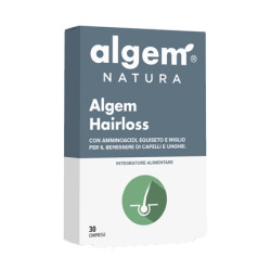 Confezione da 30 compresse di Agem Hairloss, integratore per la perdita di capelli.