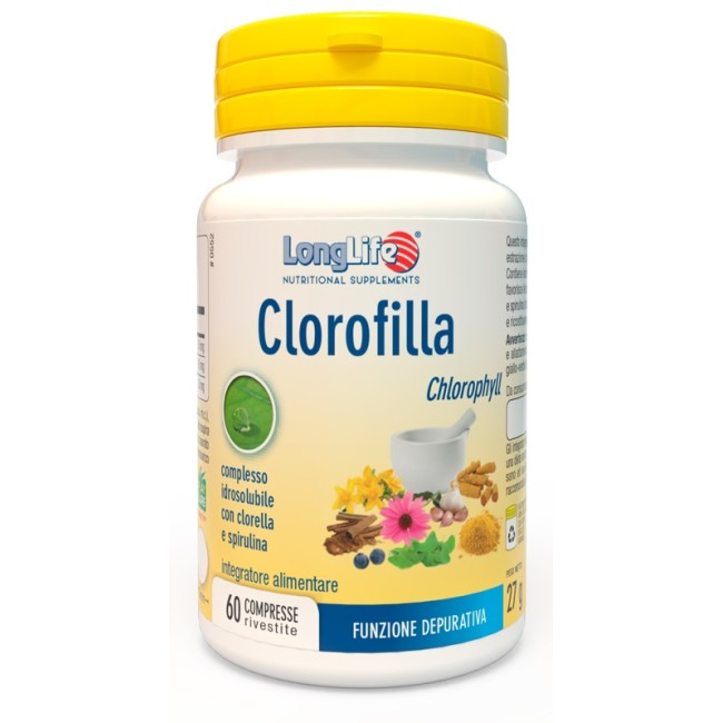 LONGLIFE CLOROFILLA 60 COMPRESSE LONGLIFE CLOROFILLA 60 COMPRESSE