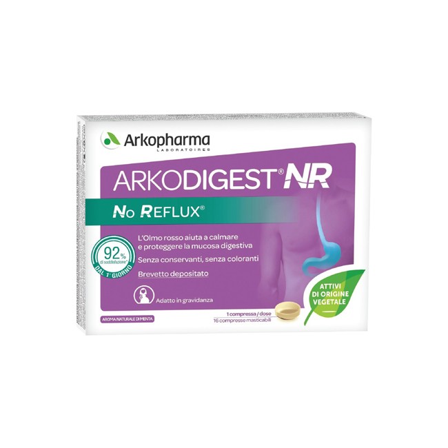 ARKODIGEST NOREFLUX 16 COMPRESSE ARKODIGEST NOREFLUX 16 COMPRESSE