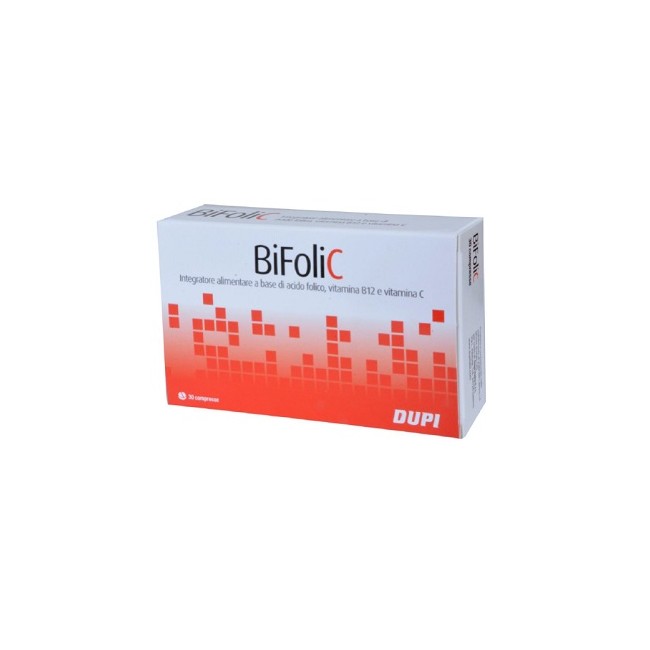 Confezione da 30 capsule di Bifolic, integratore per il benessere della donna.