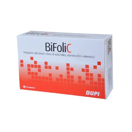 Confezione da 30 capsule di Bifolic, integratore per il benessere della donna.