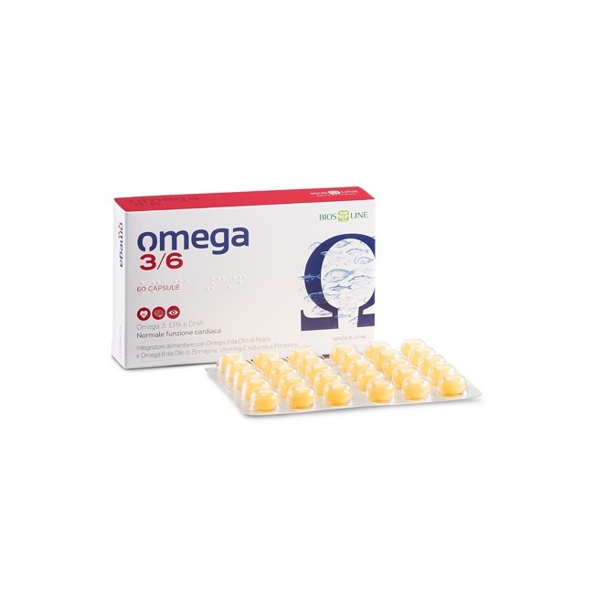 BIOSLINE OMEGA 3/6 60 CAPSULE BIOSLINE OMEGA 3/6 60 CAPSULE