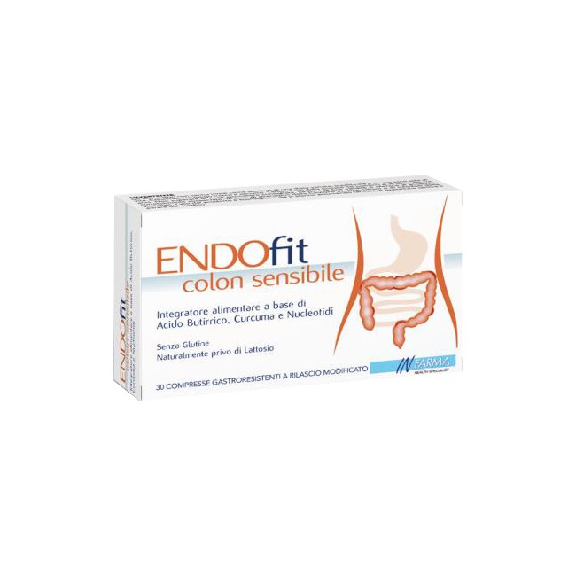 ENDOFIT COLON SENSIBILE 30 COMPRESSE GASTRORESISTENTI A RILASCIO MODIFICATO ENDOFIT COLON SENSIBILE 30 COMPRESSE GASTRORESISTENTI A RILASCIO MODIFICATO