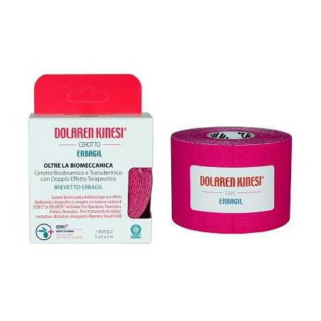 DOLAREN KINESI EMULGEL CEROTTO TERAPEUTICO FUCSIA CM 5X5 M IN ROTOLO