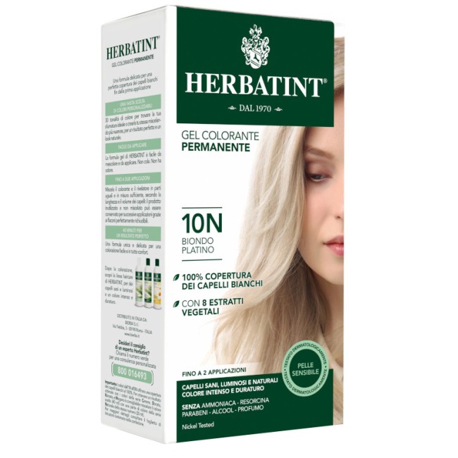 HERBATINT 10N BIONDO PLATINO 150 ML + PENNELLO PROMO EDIZIONE LIMITATA HERBATINT 10N BIONDO PLATINO 150 ML + PENNELLO PROMO EDIZIONE LIMITATA