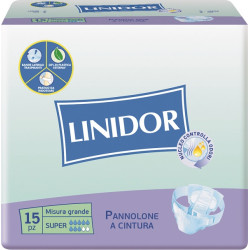 Pannolone Linidor Perfect Care Super A Cintura Mg 15 Pezzi