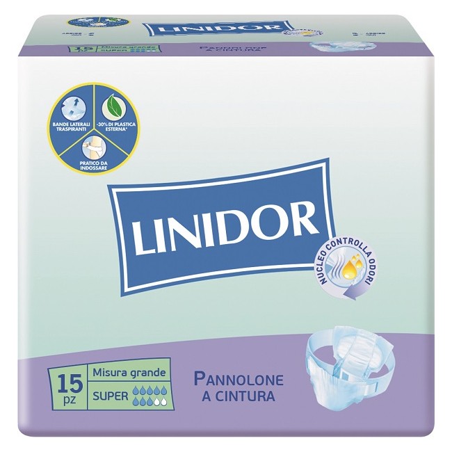 Pannolone Linidor Perfect Care Super A Cintura Mg 15 Pezzi