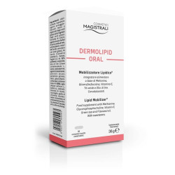 Confezione da 30 compresse di Dermolipid Oral, integratore per il metabolismo di lipidi e carboidrati.