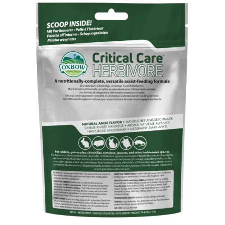 CRITICAL CARE HERBIVORE 141 G CRITICAL CARE HERBIVORE 141 G