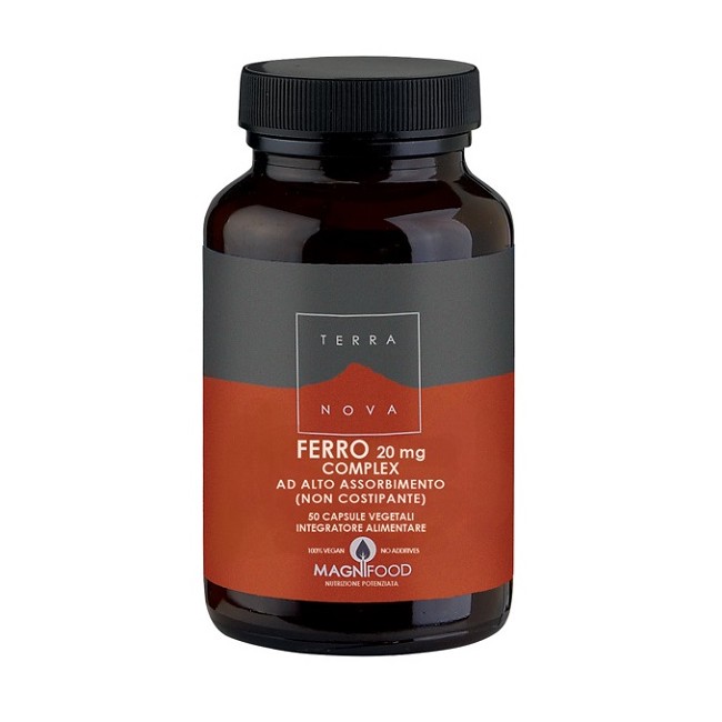 COMPLESSO DI FERRO AD ALTO ASSORBIMENTO 20 MG 50 CAPSULE COMPLESSO DI FERRO AD ALTO ASSORBIMENTO 20 MG 50 CAPSULE