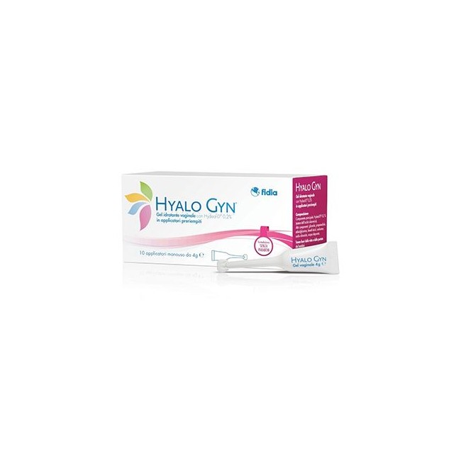 Confezione da 10 applicatori monodose di Hyalo Gyn gel idratante vaginale Confezione da 10 applicatori monodose di Hyalo Gyn gel idratante vaginale