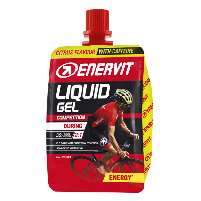 Cheerpack da 60 ml di Enervit Enervitene Sport Competition Cheerpack, bevanda energetica liquida.