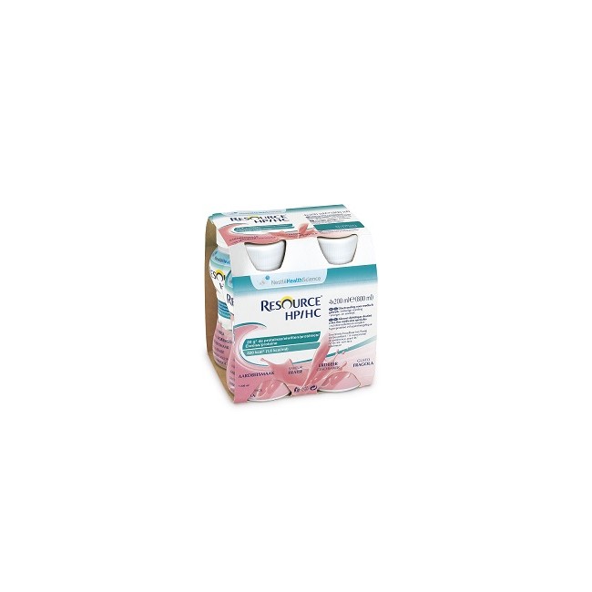 RESOURCE HP/HC FRAGOLA 4 BOTTIGLIE 200 ML RESOURCE HP/HC FRAGOLA 4 BOTTIGLIE 200 ML