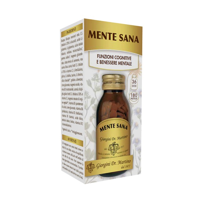 MENTE SANA 180 PASTIGLIE MENTE SANA 180 PASTIGLIE