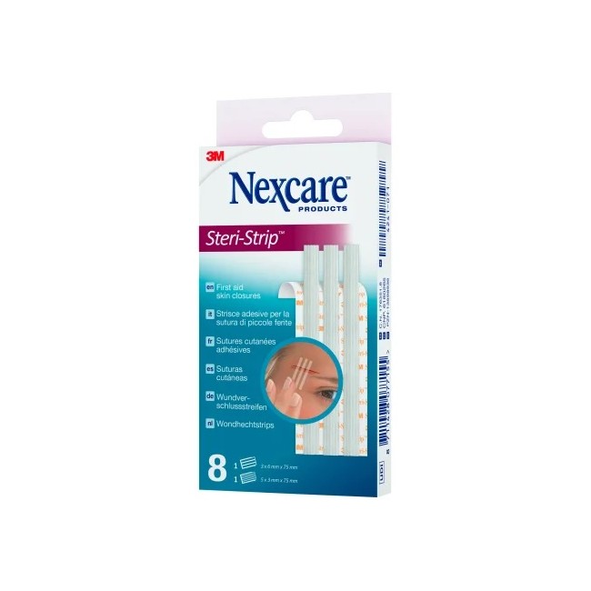 CEROTTO PER SUTURA NEXCARE STERISTRIP 6X75 MM + 3X75 MM