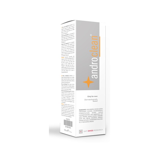 ANDROCLEAN DETERGENTE INTIMO MASCHILE 150ML ANDROCLEAN DETERGENTE INTIMO MASCHILE 150ML