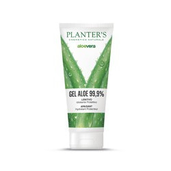 Tubo da 200 ml di Planter's Gel Puro Aloe Vera, rimedio per scottature solari.