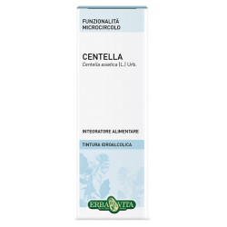 Flacone da 50 ml di Erba Vita Centella Asiatica, integratore per cellulite e pesantezza delle gambe.